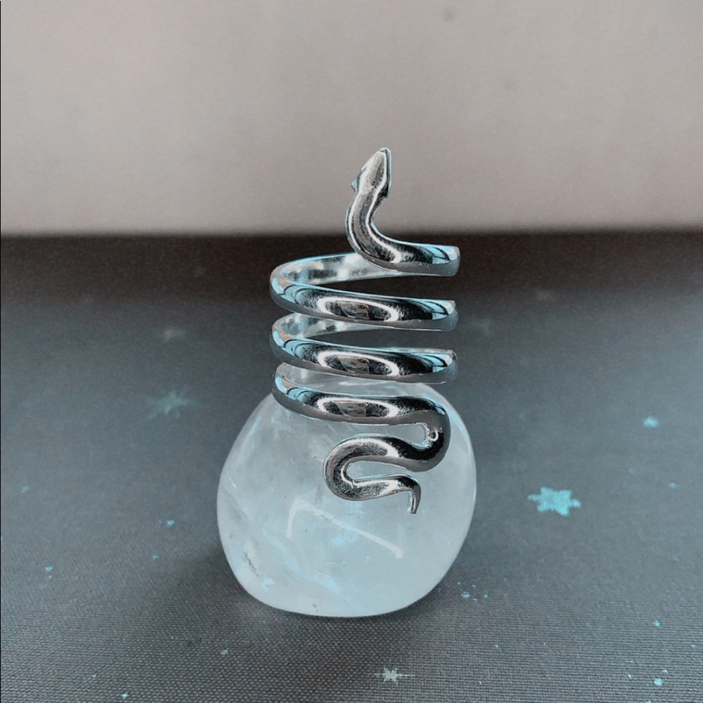 Sterling silver snake ring